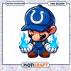 Colts Mario PNG Design Instant Download
