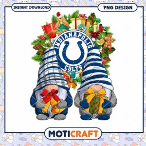 Colts Gnomes Christmas PNG Design