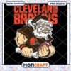 Cleveland Browns Santa PNG Design
