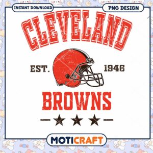 Cleveland Browns PNG Design 1946
