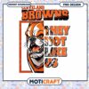 Cleveland Browns Bulldog PNG Design
