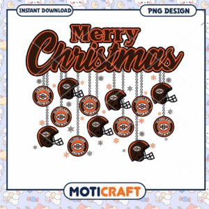 Cleveland Browns Christmas Ornaments PNG