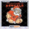 Cincinnati Bengals Santa PNG Design