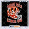 Cincinnati Bengals They Not Like Us Helmet PNG Instant Download Design
