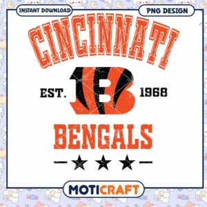 Cincinnati Bengals PNG Logo 1968