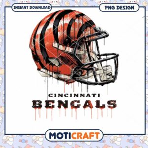 Cincinnati Bengals Helmet PNG Design