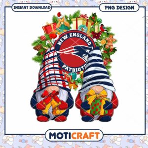 Christmas Gnomes New England Patriots PNG