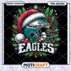 Christmas Eagles Helmet PNG Design