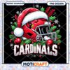 Christmas Cardinals Football Helmet PNG 1 Christmas Cardinals Football Helmet PNG
