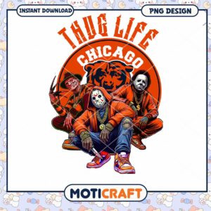 Chicago Thug Life PNG Design