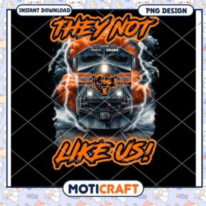 Chicago Bears Train PNG Design