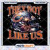 Chicago Bears They Not Like Us PNG Digital Download Design