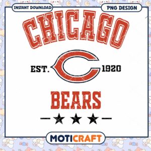 Chicago Bears PNG Design 1920 Est