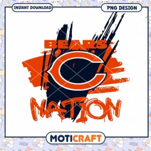 Chicago Bears Nation PNG Design