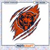 Chicago Bears Bear Claw PNG Design for Instant Download Crafting