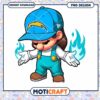 Chargers Mario PNG Design Instant Download 2 Chargers Mario PNG Design Instant Download