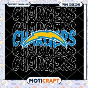 Chargers PNG Design Instant Download