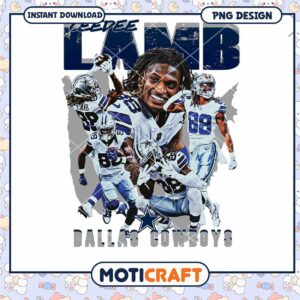 CeeDee Lamb Dallas Cowboys PNG Sublimation