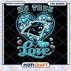 Carolina Panthers Rhinestone Heart PNG 2 Carolina Panthers Rhinestone Heart PNG