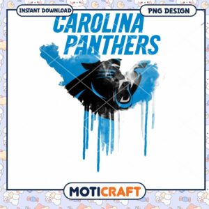 Carolina Panthers PNG Design for Instant Download Sports Fans