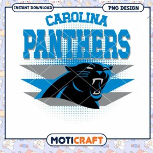 Carolina Panthers PNG Design Instant Download