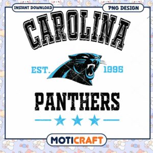 Carolina Panthers PNG Design 1995 Est