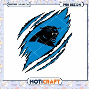 Carolina Panthers PNG Design Instant Download