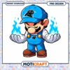 Carolina Panthers Mario PNG Design