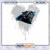 Carolina Panthers Heart PNG Design