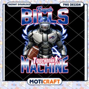 Buffalo Bills Robot PNG Design