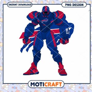 Buffalo Bills Mech PNG Design Instant Download