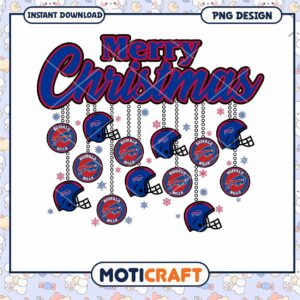 Buffalo Bills Merry Christmas PNG