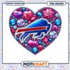 Buffalo Bills Heart PNG Sublimation