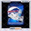Buffalo Bills Helmet PNG Design for Instant Download Artwork
