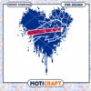 Buffalo Bills Heart PNG Design