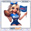 Buffalo Bills Girl PNG Sublimation Design 2 Buffalo Bills Girl PNG Sublimation Design