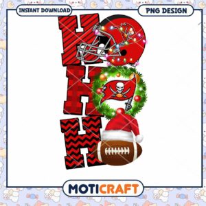 Buccaneers Christmas PNG Sublimation