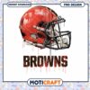 Browns Football Helmet PNG Design