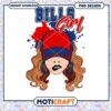 Bills Girl PNG Sublimation Design