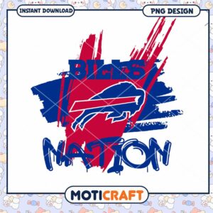 Bills Nation PNG Sublimation Design