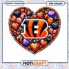Bengals Heart PNG Sublimation Design