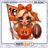 Bengals Girl PNG Sublimation Design Instant Download 2 Bengals Girl PNG Sublimation Design Instant Download