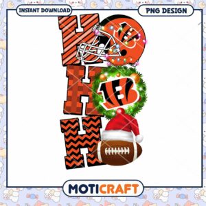 Bengals Christmas PNG Sublimation Design