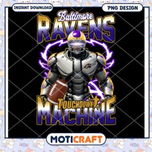 Baltimore Ravens Touchdown Machine PNG
