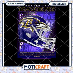 Baltimore Ravens PNG Design Instant Download Game Day Decor