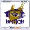 Baltimore Ravens Nation PNG Design 2 Baltimore Ravens Nation PNG Design
