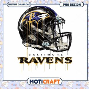 Baltimore Ravens Helmet PNG Design