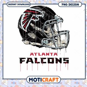 Atlanta Falcons Helmet PNG Design
