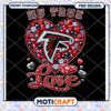 Atlanta Falcons Heart Love PNG Design 2 Atlanta Falcons Heart Love PNG Design