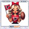 Atlanta Falcons Girl PNG Sublimation Design 2 Atlanta Falcons Girl PNG Sublimation Design